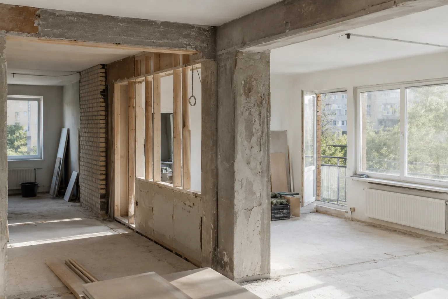 Renovering av äldre industrilokal