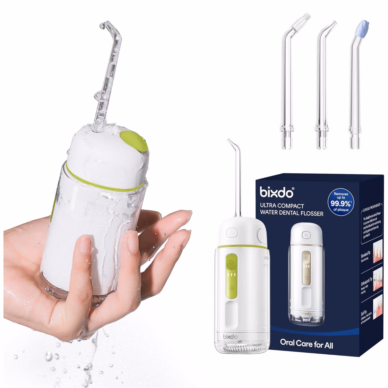 The Bixdo portable water flosser