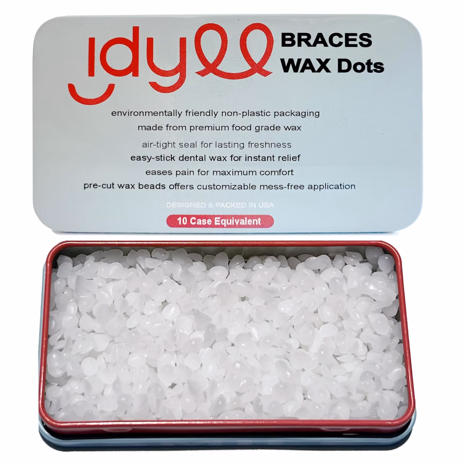 Unscented dental wax dots for braces