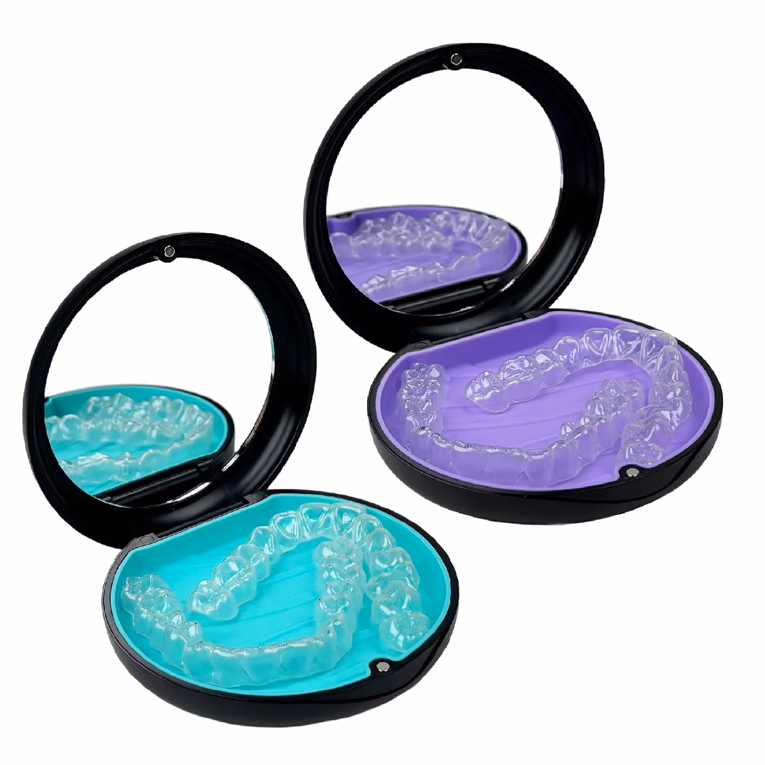 Two pack aligner case with mirror