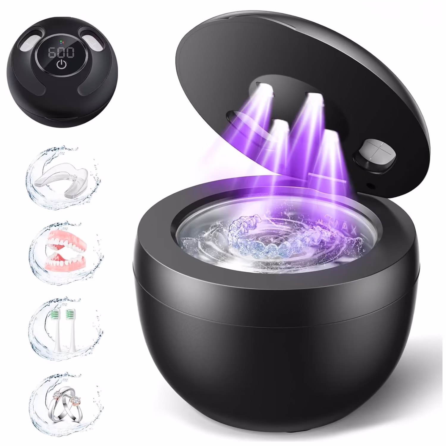 Dental ultrasonic retainer cleaner machine