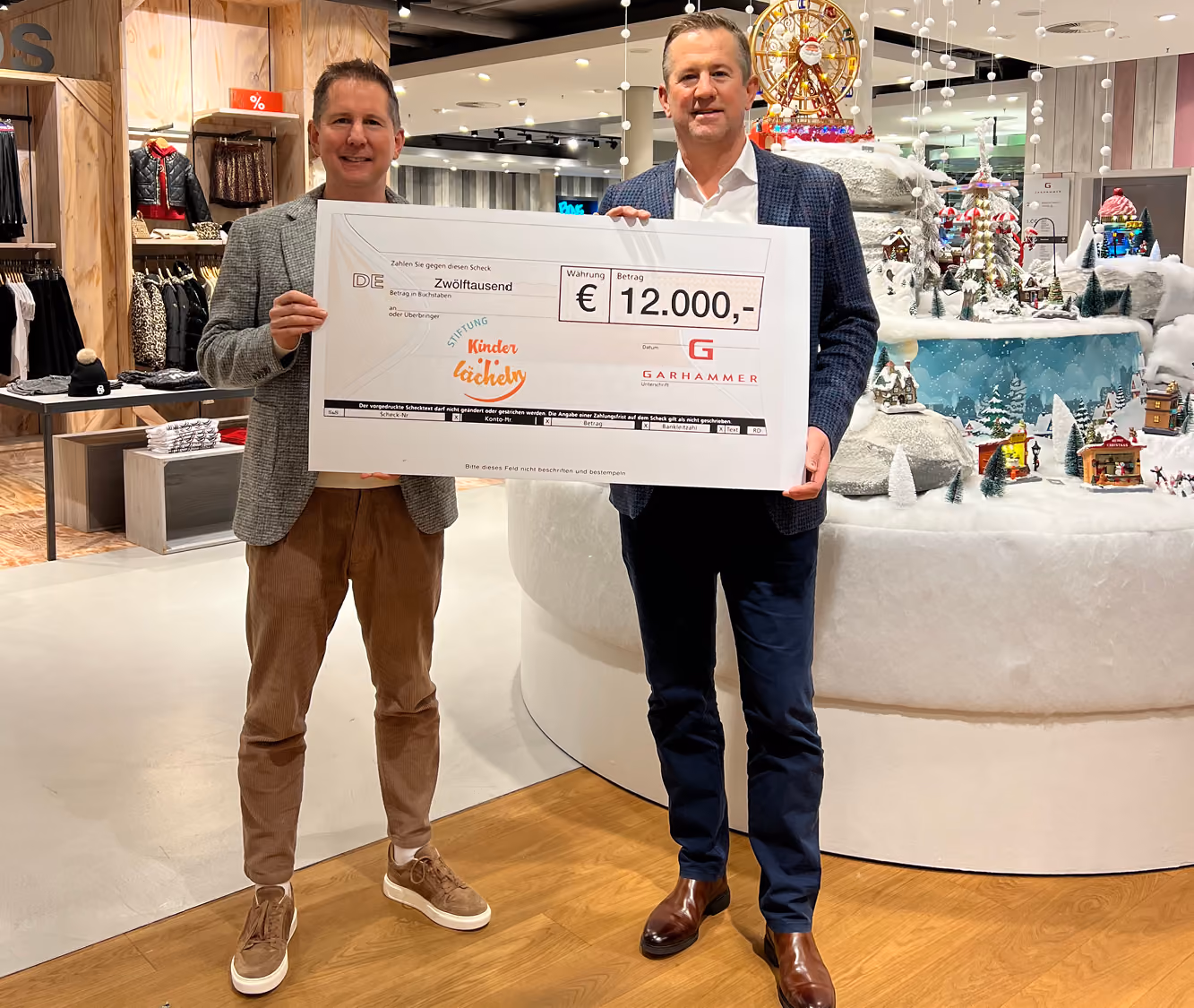 12.000 Euro, die Kindern helfen