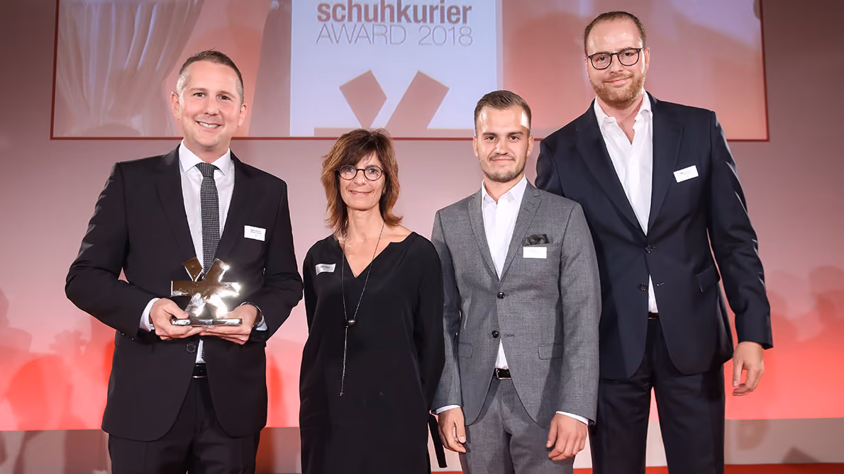 GARHAMMER wird erstmals mit dem Schuhkurier Award ausgezeichnet, 2018