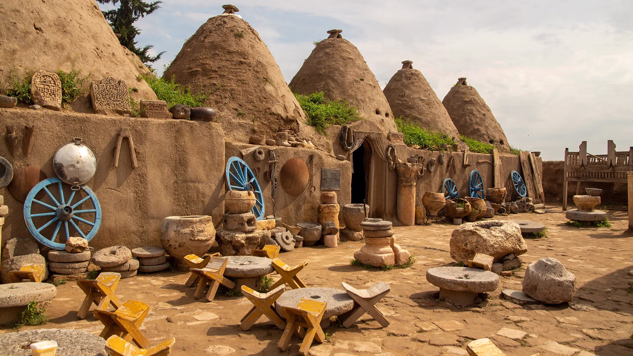 Beehive mud-brick houses in Harran