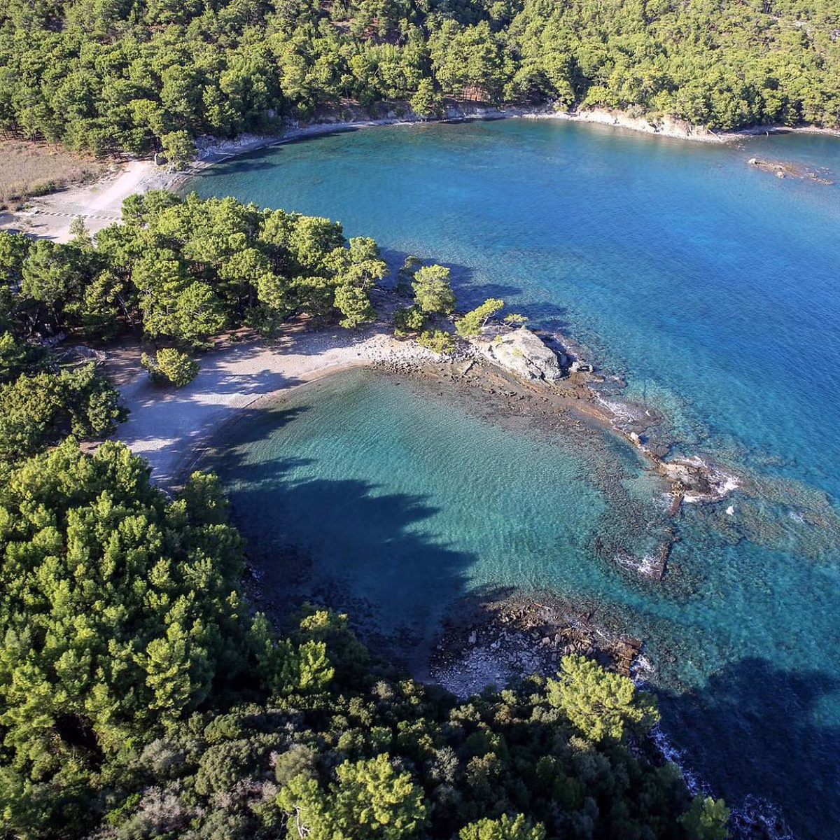 Ruins of the ancient city of Phaselis near Antalya