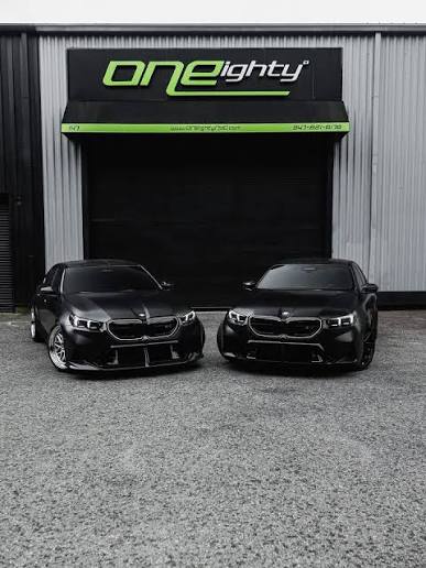 Blacked-out Lamborghini Urus parked outside the ONEighty shop in Staten Island