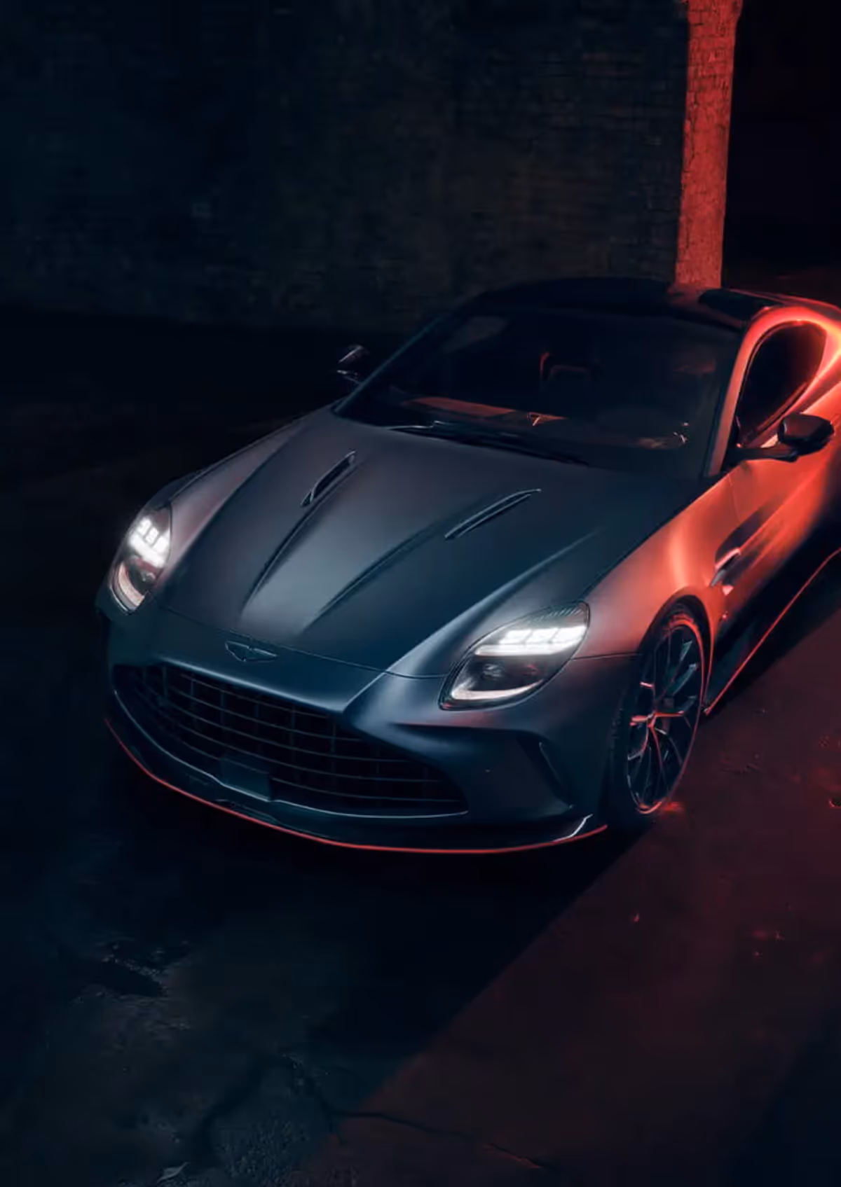 Aston Martin exterior front shot