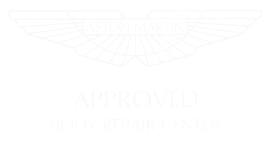 aston martin approved body repair center logo