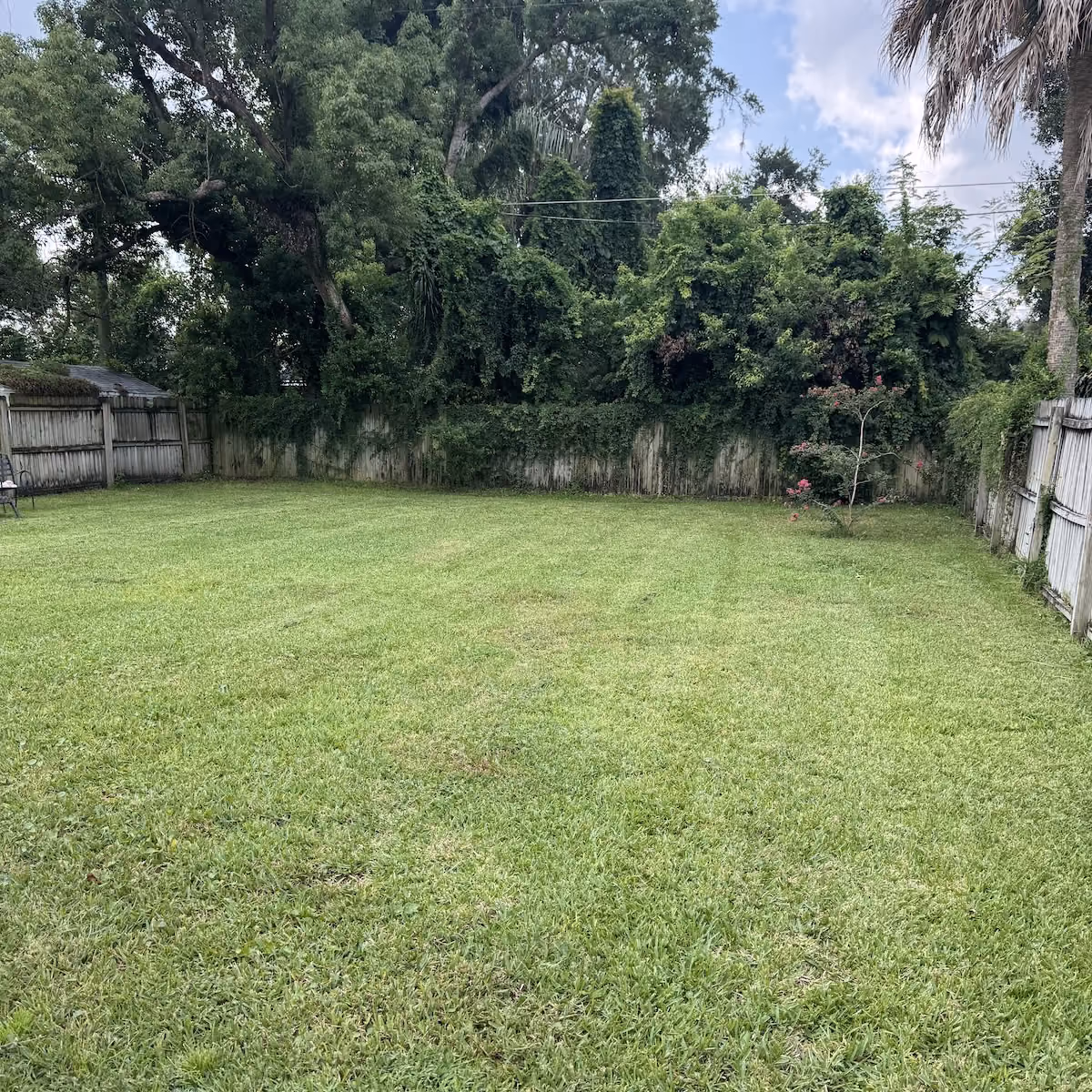 Professional landscape maintenance by First Responders Land Care keeping residential properties clean and healthy in Orlando, Florida