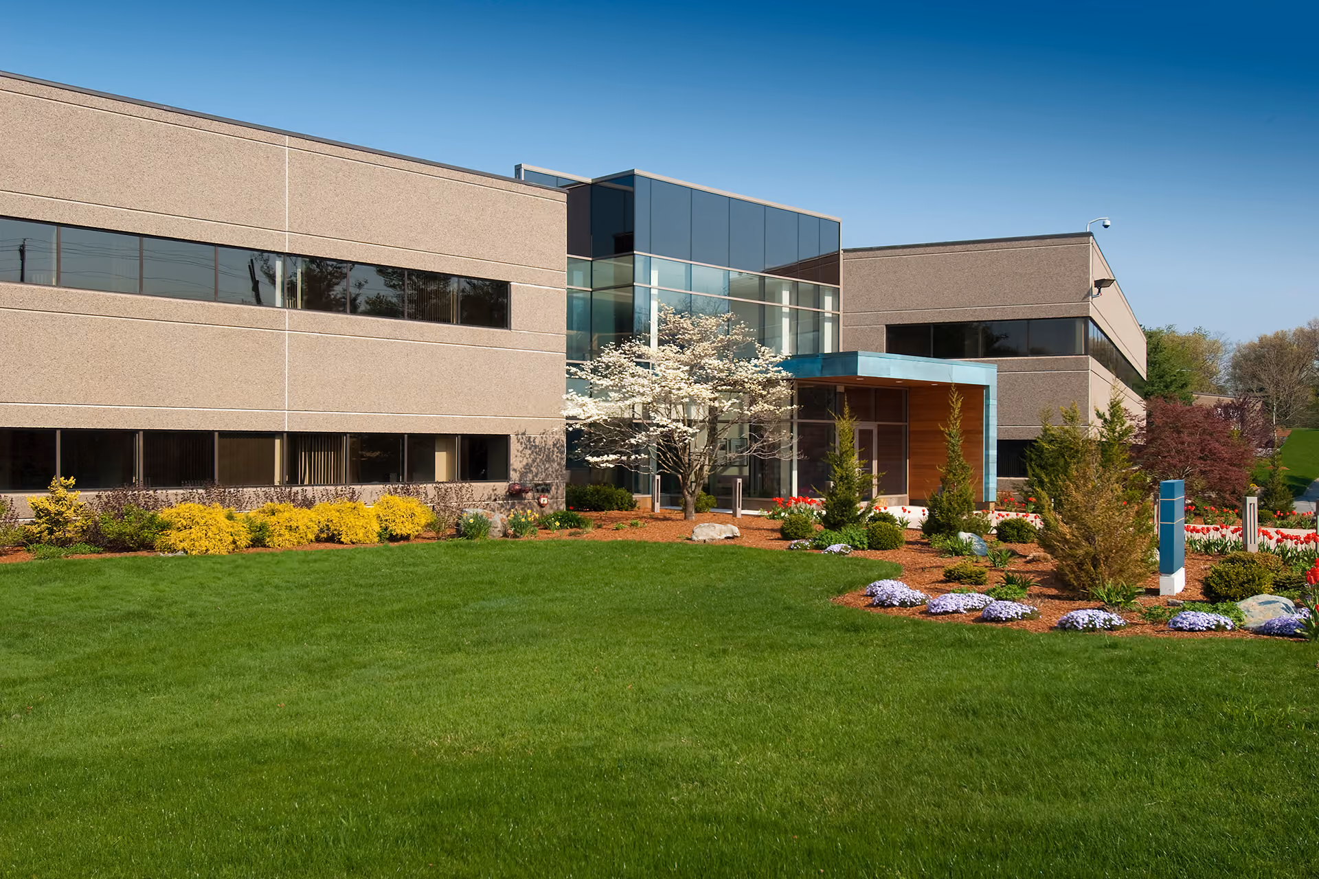 Reliable commercial property maintenance by First Responders Land Care keeping business landscapes clean and professional in Orlando, Florida