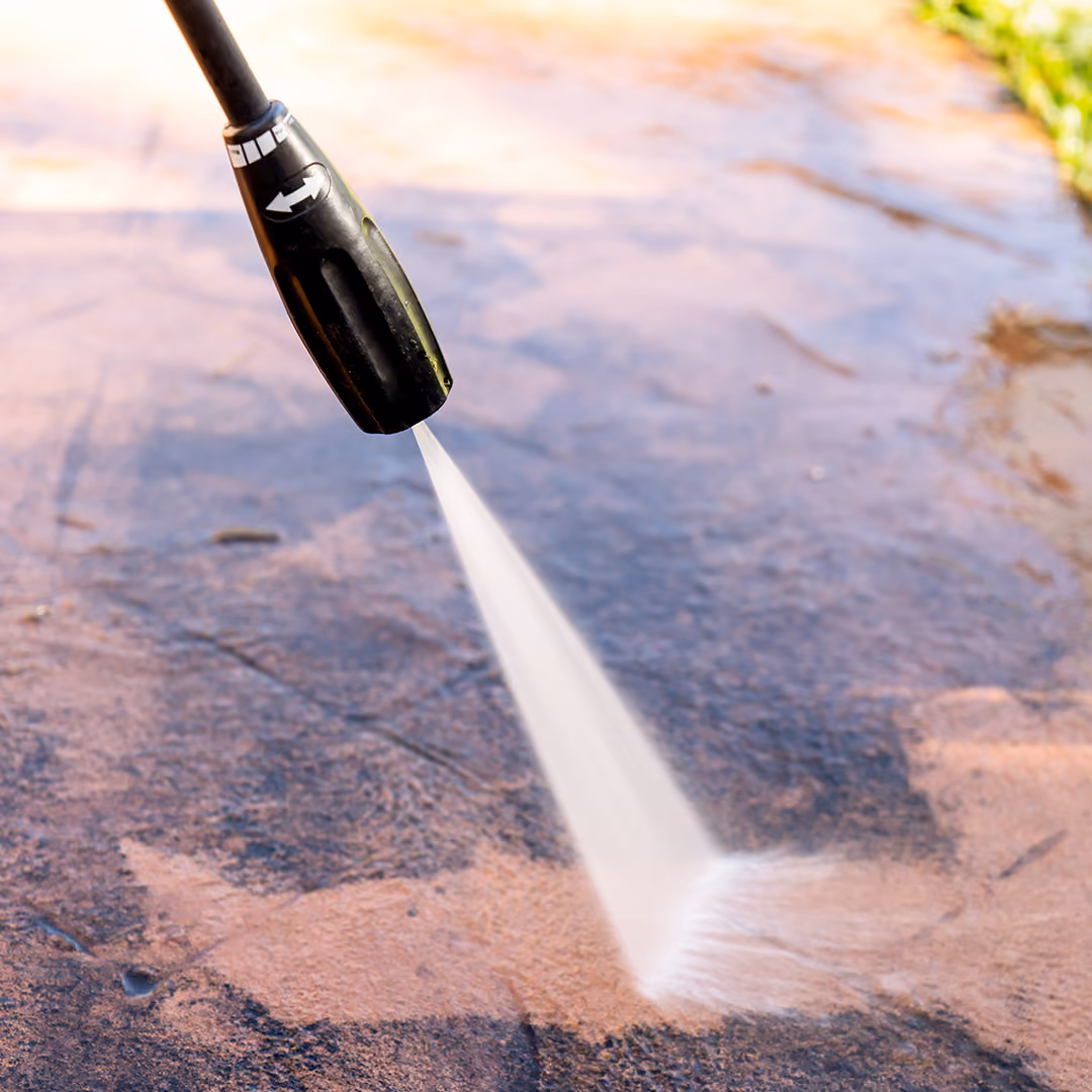 driveway pressure washing by First Responders Land Care in Orlando, Florida