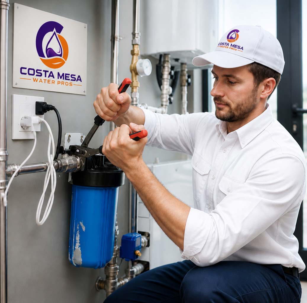 Water filter repair and maintenance in Costa Mesa