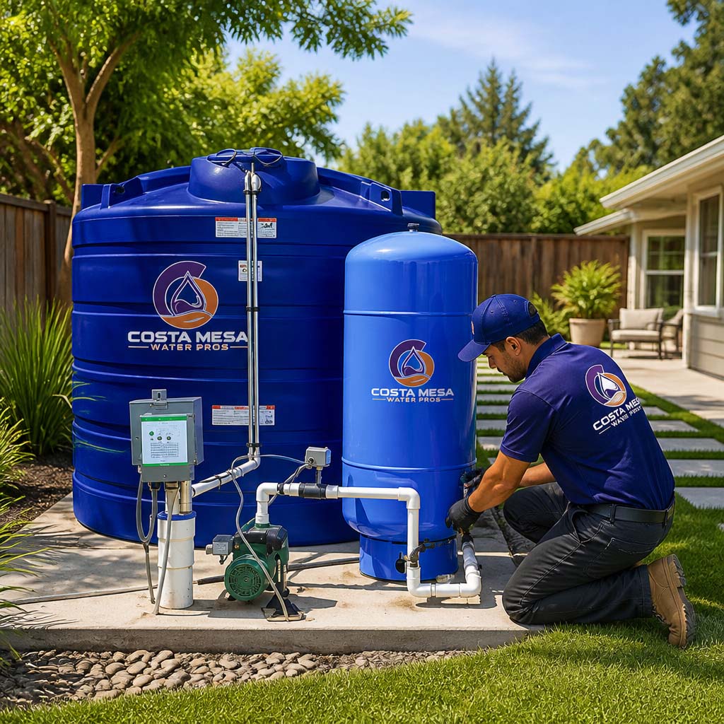 Well water filtration and treatment near Costa Mesa