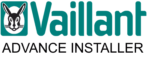 Vaillant logo featuring a rabbit inside a green square next to the brand name.