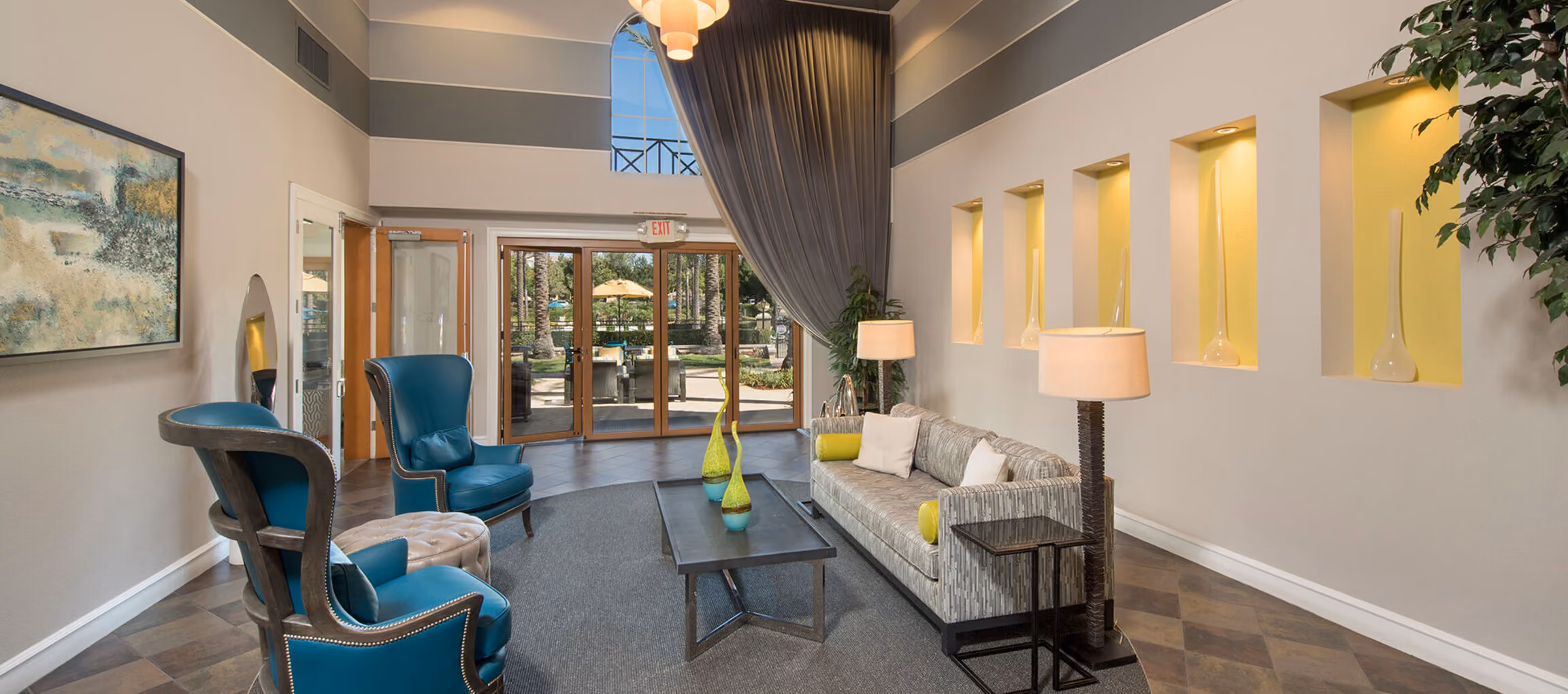 Clubhouse lounge
