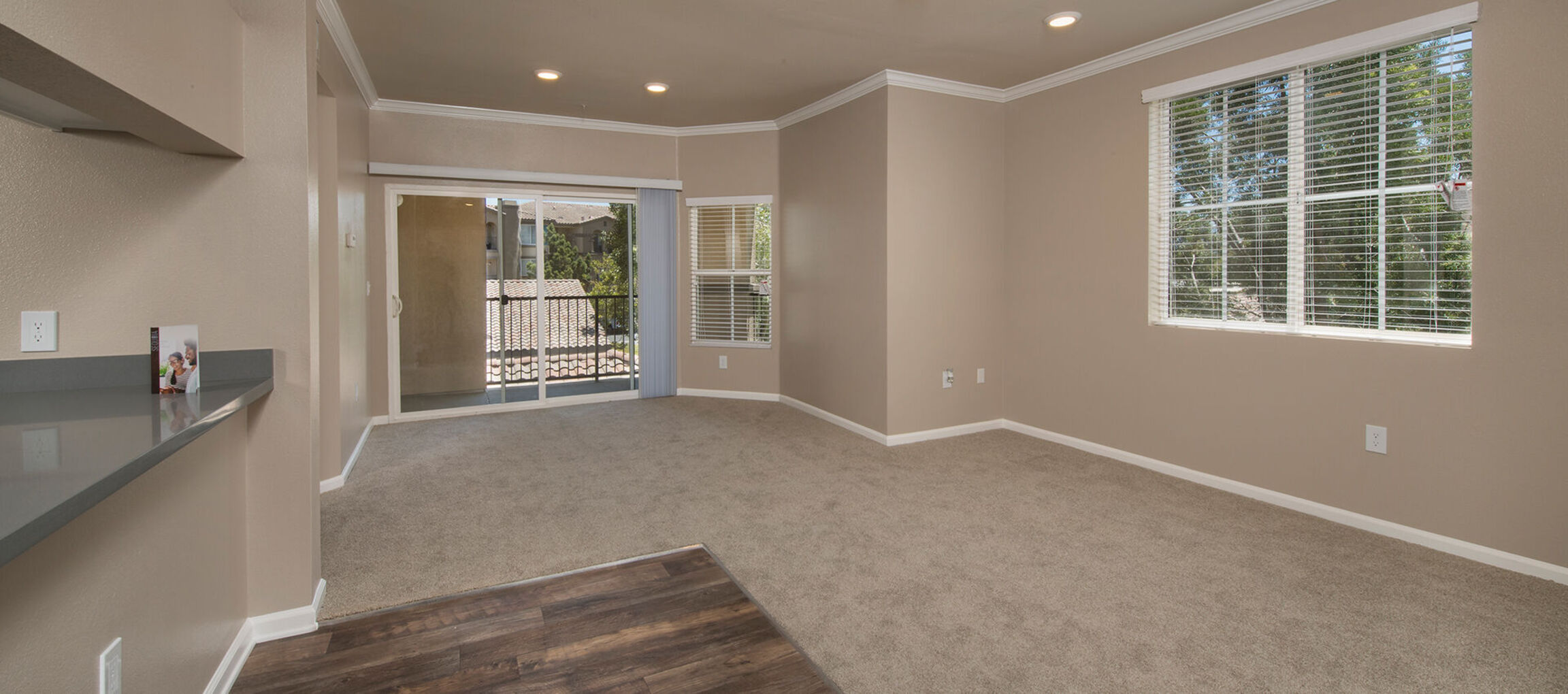 Empty living room