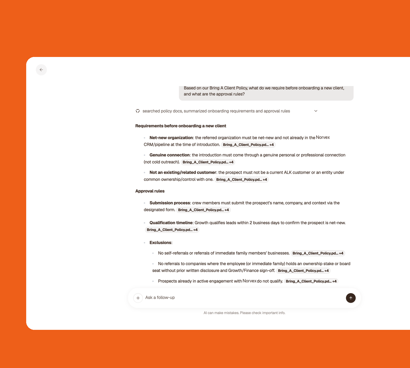 ALK Chat answering with industry-specific context
