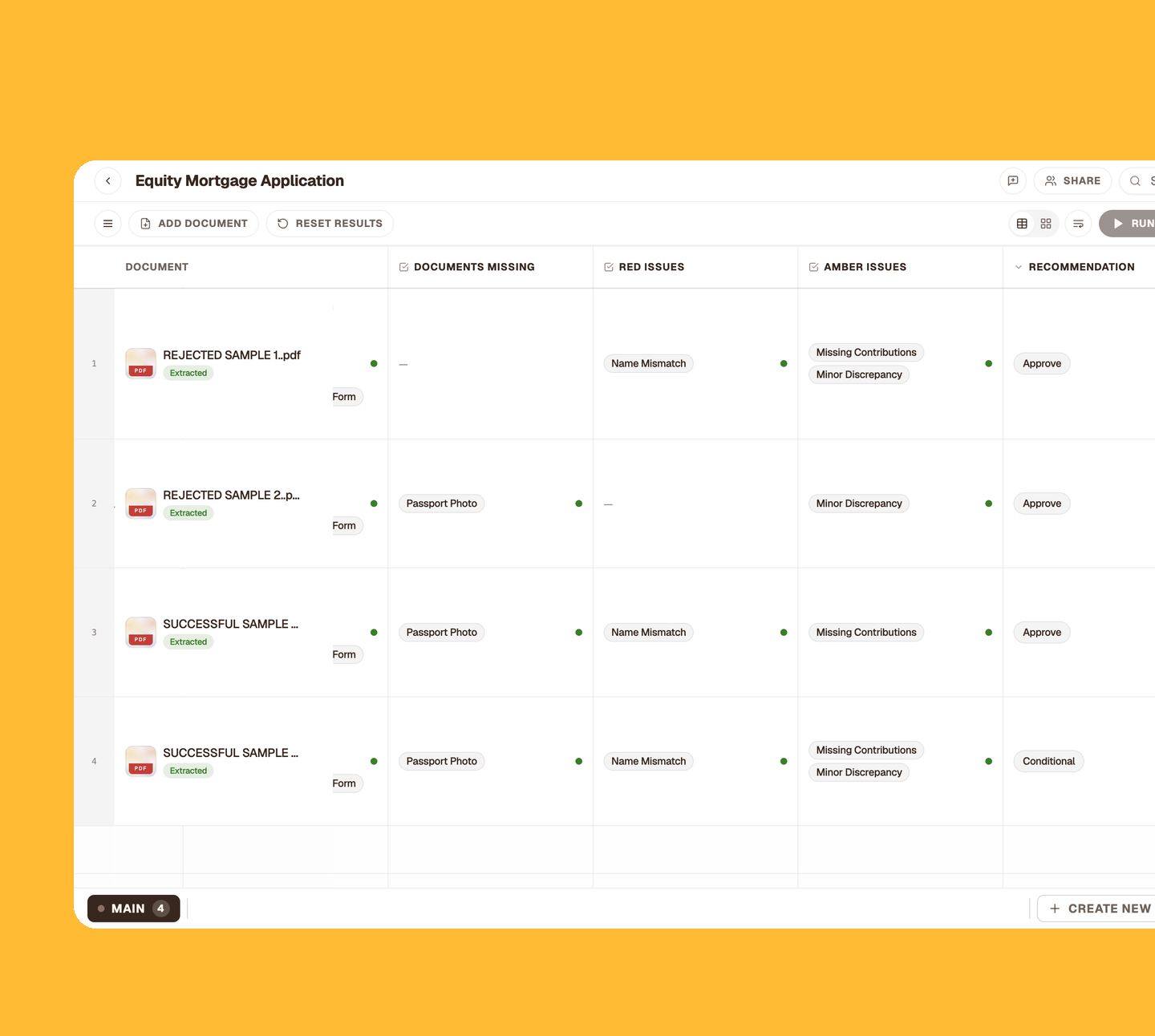ALK Workflows reviewing applications for missing documents and issues
