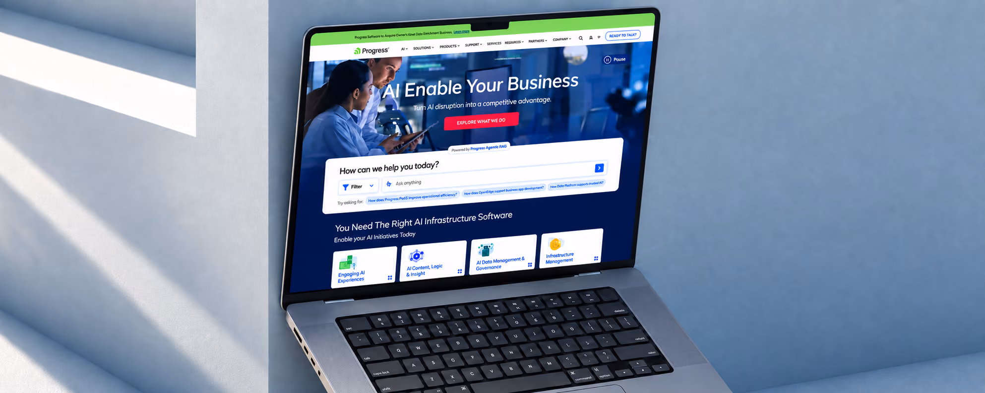 Progress Software Enterprise Website