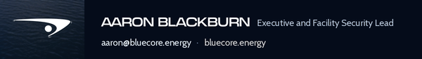 Aaron Blackburn email signature