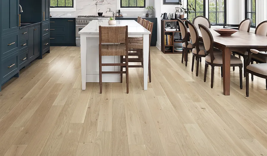 Palladio Seaside French White Oak room scene.