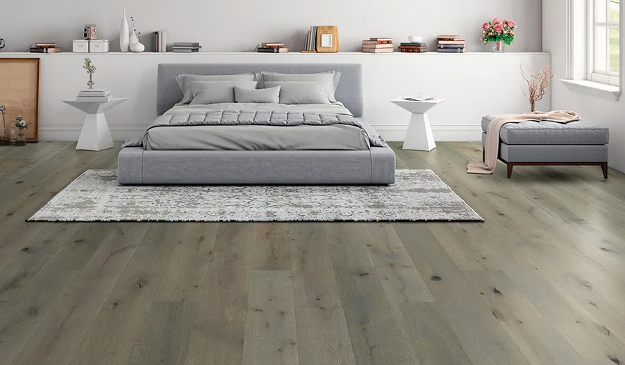 Symphony Opus French White Oak room scene.