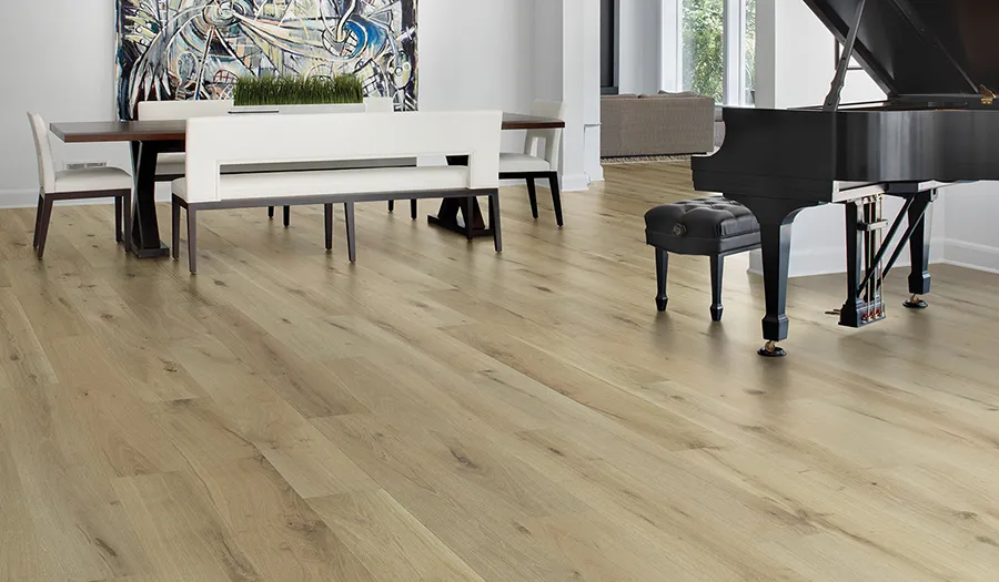 Symphony Virtuoso French White Oak room scene.