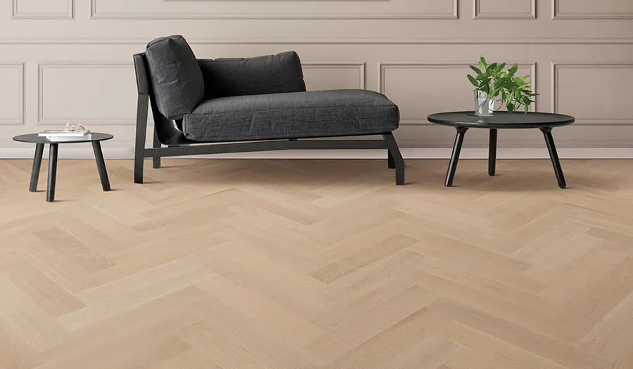 Artisano Sanibel Parquet room scene.