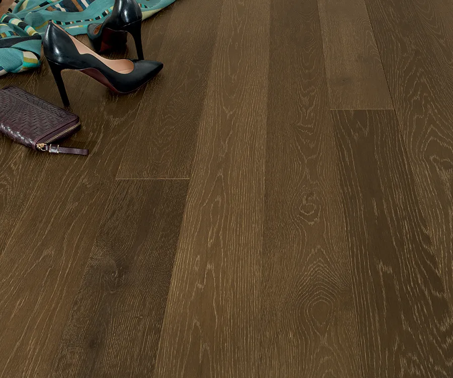 Artisano Duoro French White Oak installed room scene.