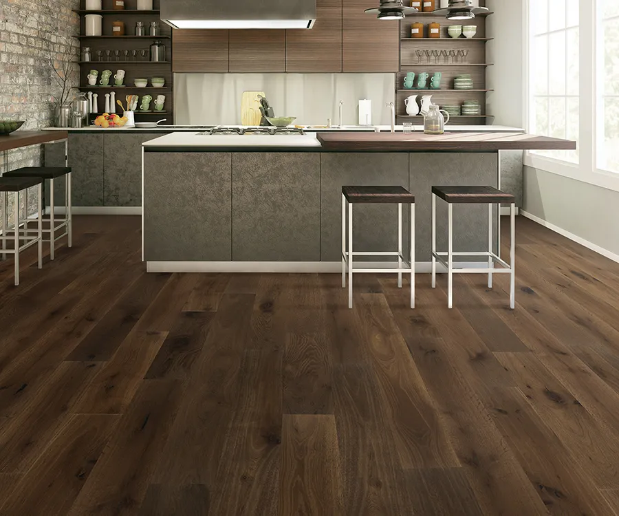 Artisano Duoro French White Oak installed room scene.