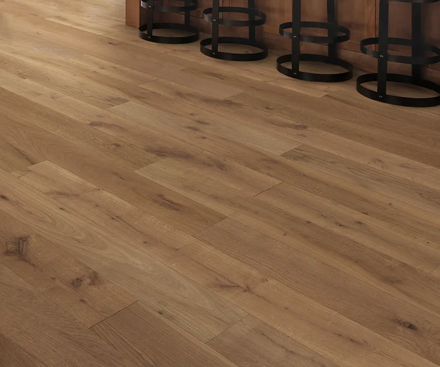 Palladio Castel French White Oak installed room scene.