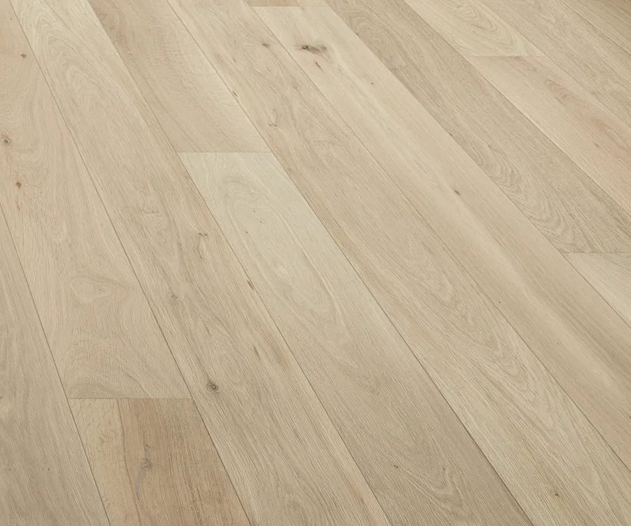 Palladio Seaside French White Oak installed room scene.