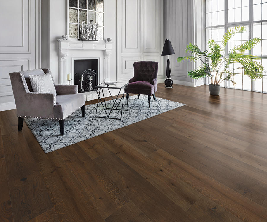 Symphony Brio French White Oak installed room scene.