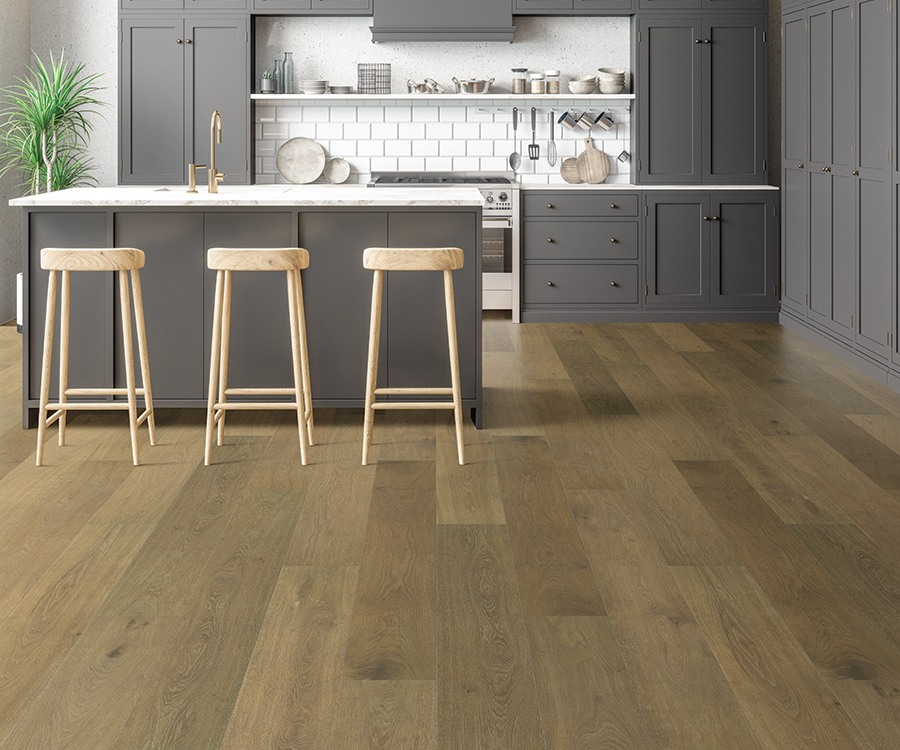 Symphony Allegro French White Oak installed room scene.