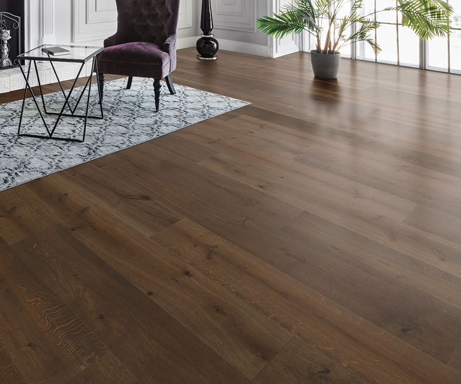 Symphony Brio French White Oak installed room scene.