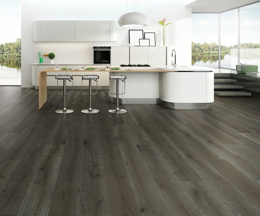 Symphony Baroque French White Oak installed room scene.