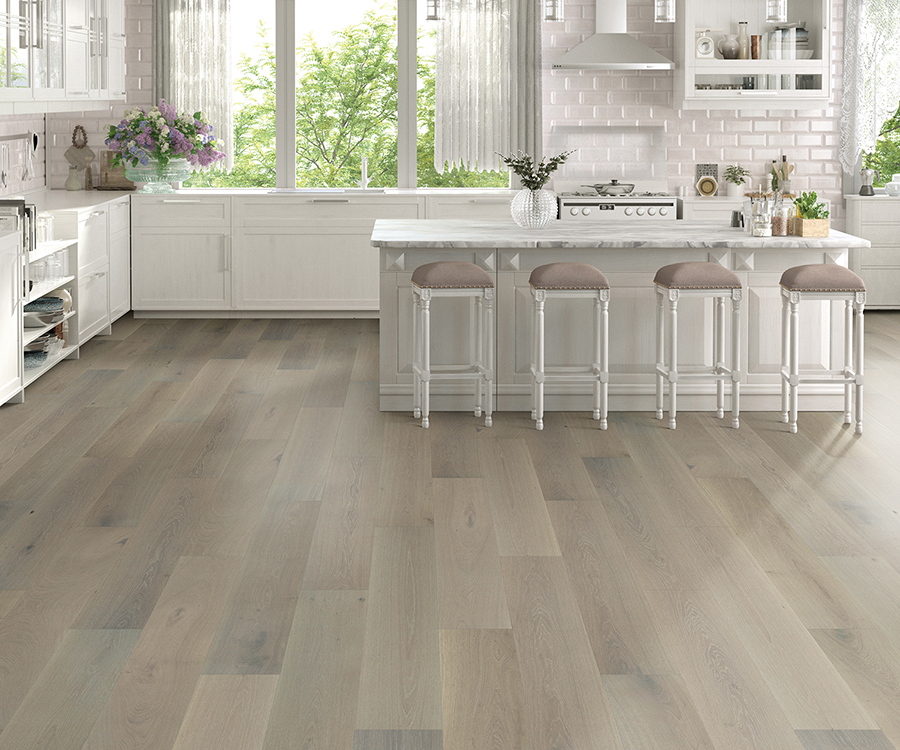 Symphony Canto French White Oak installed room scene.