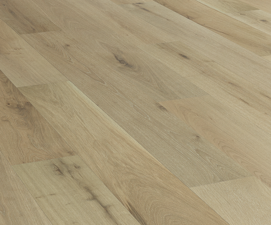 Symphony Virtuoso French White Oak installed room scene.