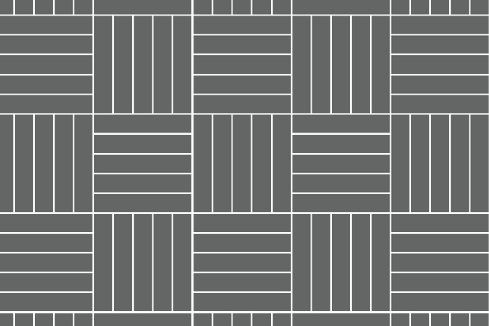 Available wood flooring pattern diagram.