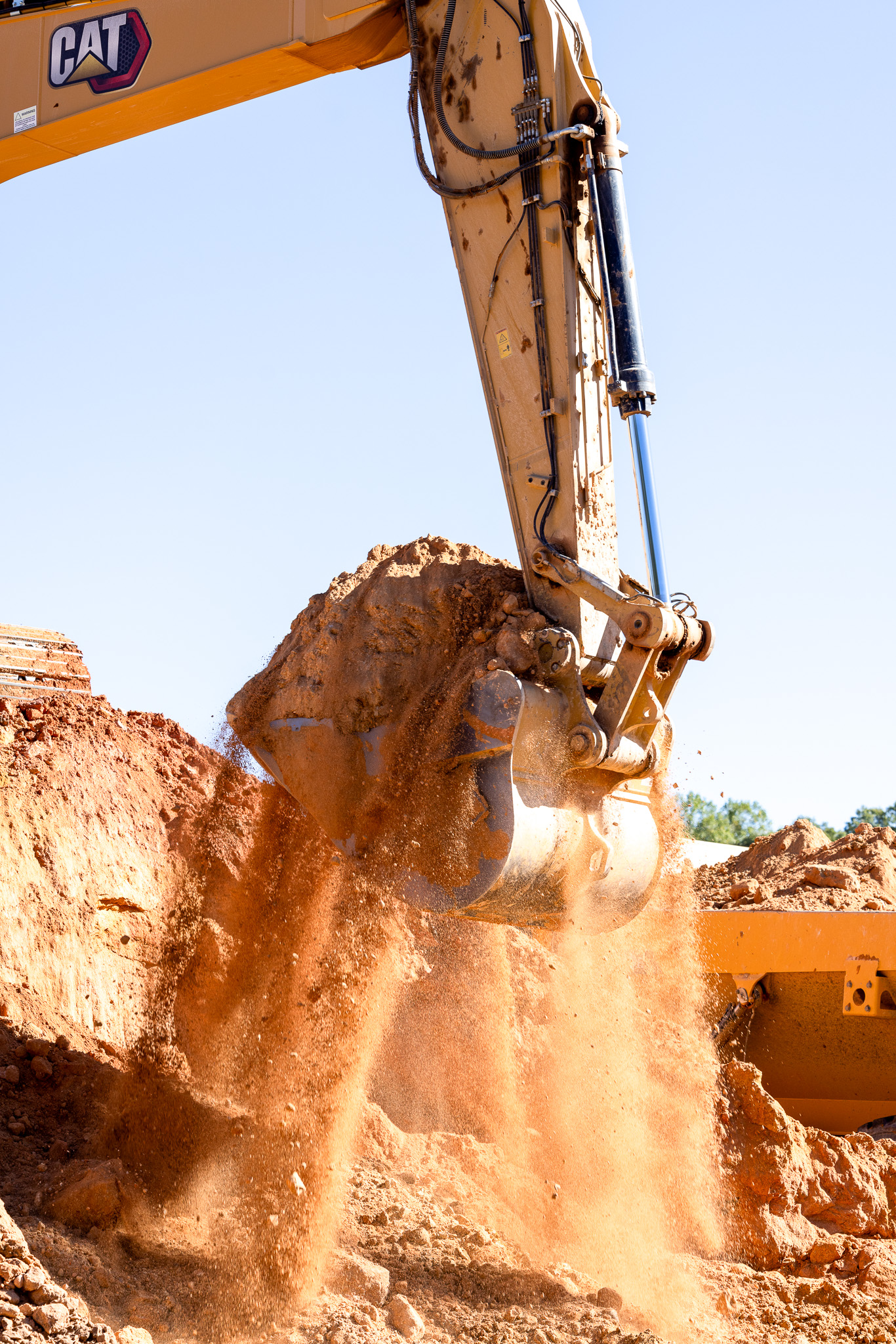 Site grading and earthwork for a development