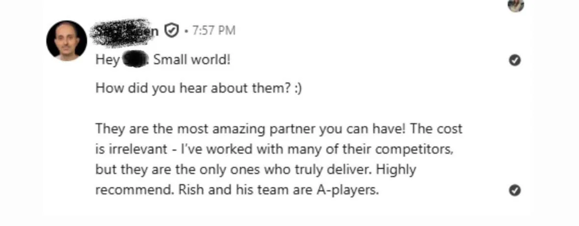 Sagi Keen testimonial about Cleverviral