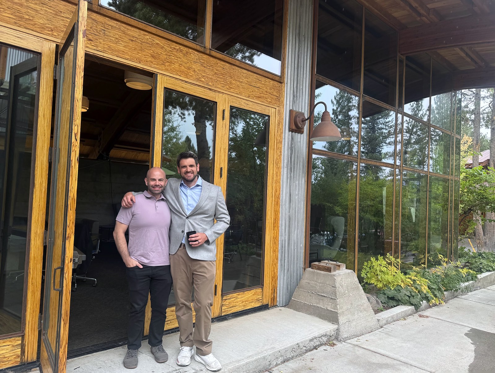 Operating Engine co-founders Rudy Mutter and Tony Scherba in Truckee, CA