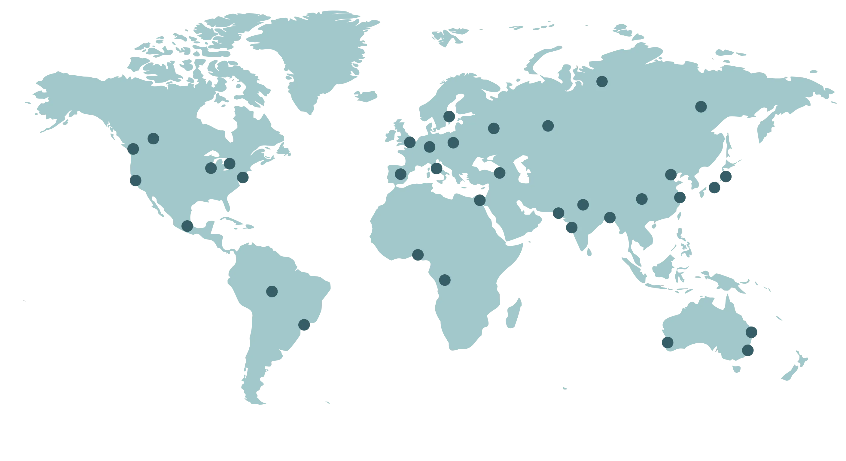 Our global hubs