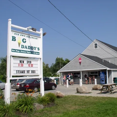 Big Daddy's hand-dipped ice cream in Wells, Maine