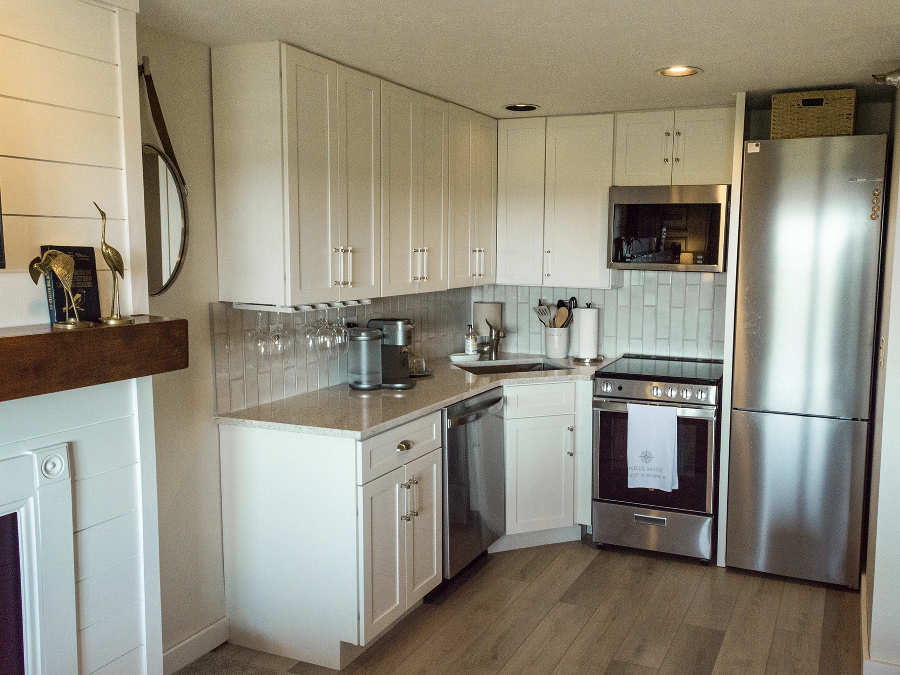 Kitchen at The Salt Marsh Retreat
