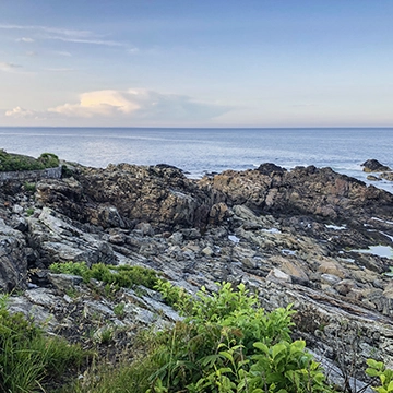 Marginal Way coastal walking path in Ogunquit, Maine