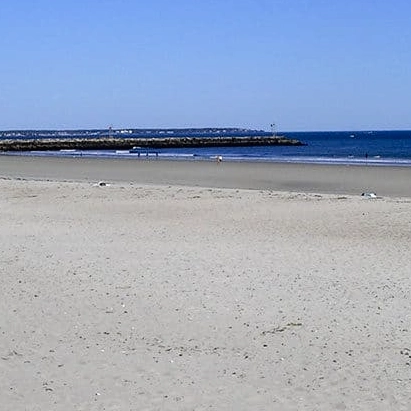 Wells Beach, a sandy beach near Point East in Wells, Maine