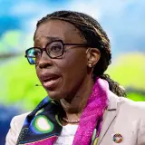 A lady Speaking