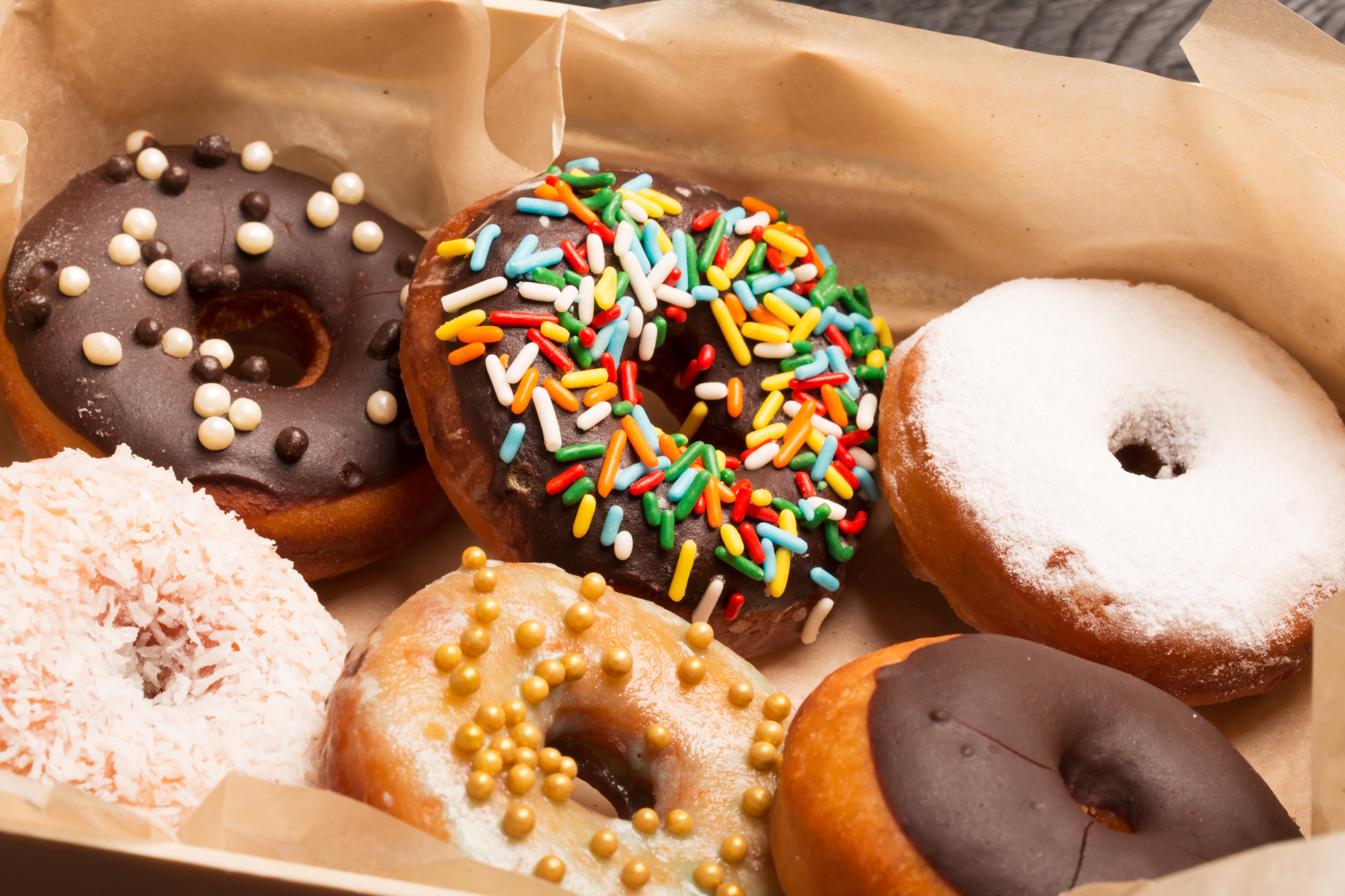 Donuts stock image