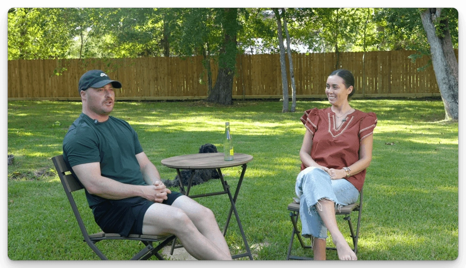 Homeowner shares a video testimonial about her new cedar wood privacy fence installed by Fast Eddie's Fast Fences.